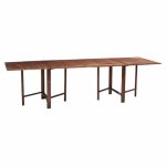 bruno mathsson style maria mid century danish teak expanding dining table