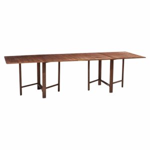 bruno mathsson style maria mid century danish teak expanding dining table