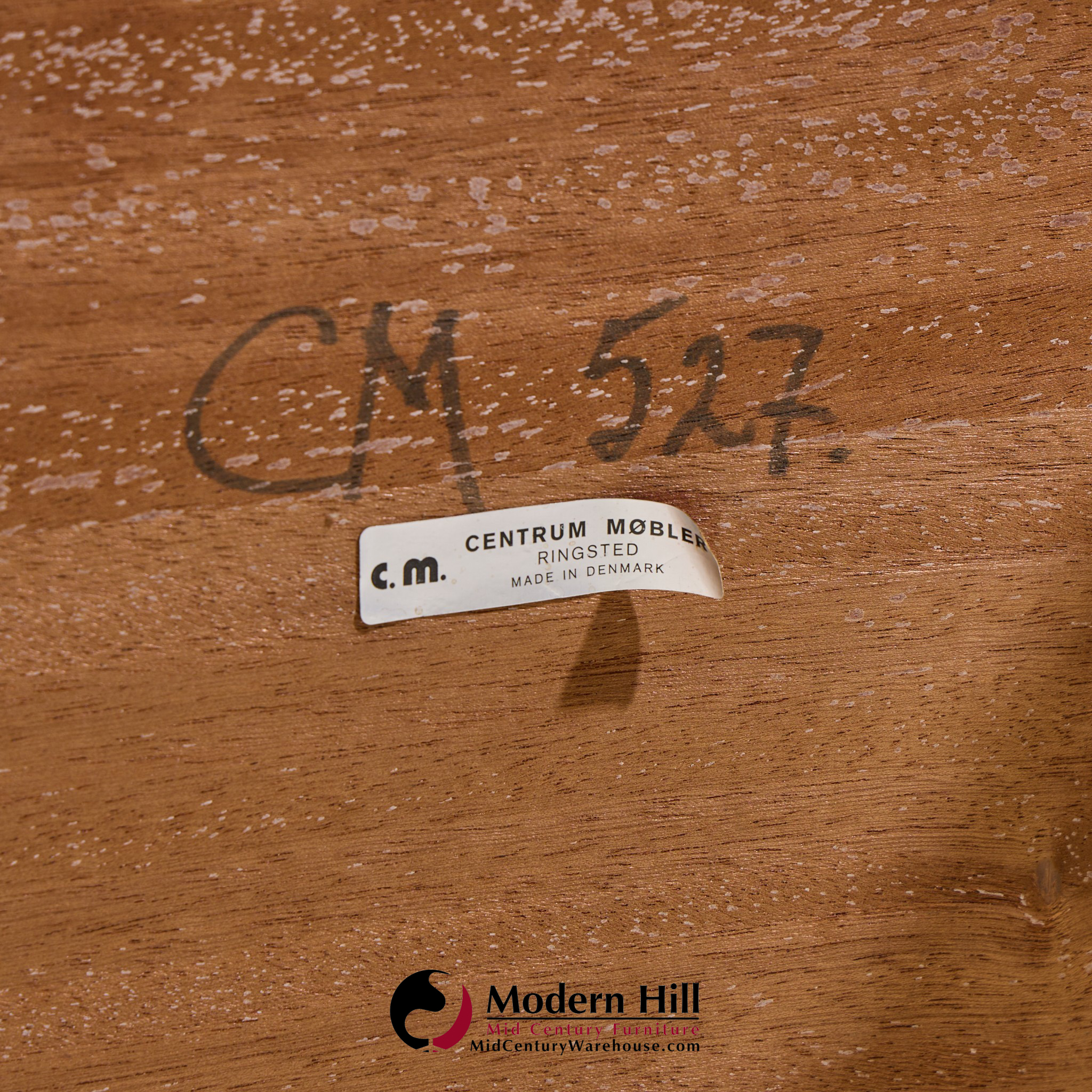 centrum møbler mid century danish rosewood side end table