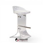 charles hollis jones for hill manufacturing mid century lucite barstools - set of 3
