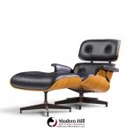 charles & ray eames for herman miller eames mid century walnut lounge chair and ottoman