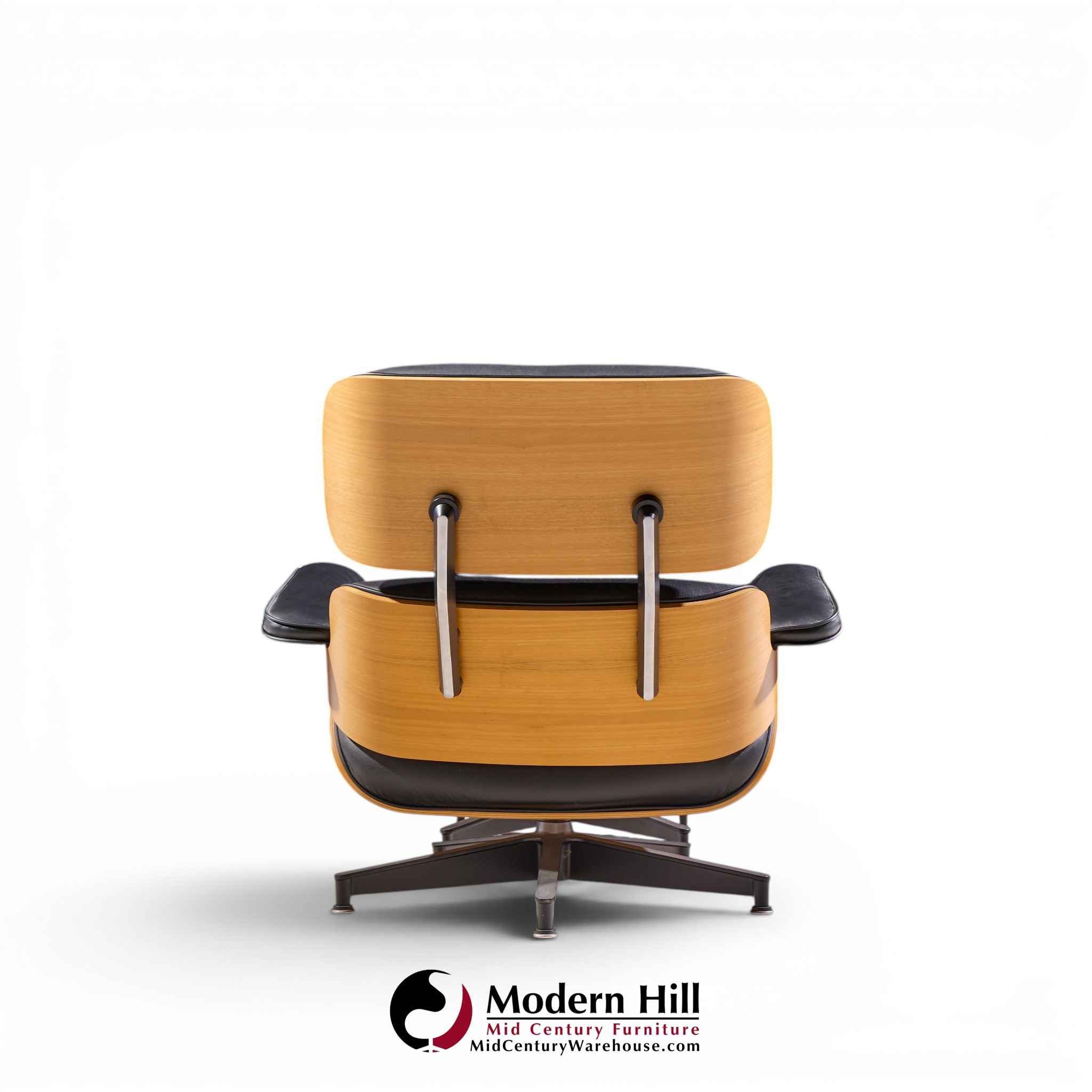 charles & ray eames for herman miller eames mid century walnut lounge chair and ottoman
