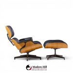 charles & ray eames for herman miller eames mid century walnut lounge chair and ottoman