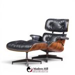 charles and ray eames for herman miller mid century rosewood eames lounge chair and ottoman