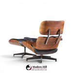 charles and ray eames for herman miller mid century rosewood eames lounge chair and ottoman
