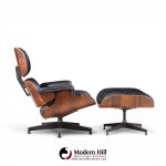 charles and ray eames for herman miller mid century rosewood eames lounge chair and ottoman