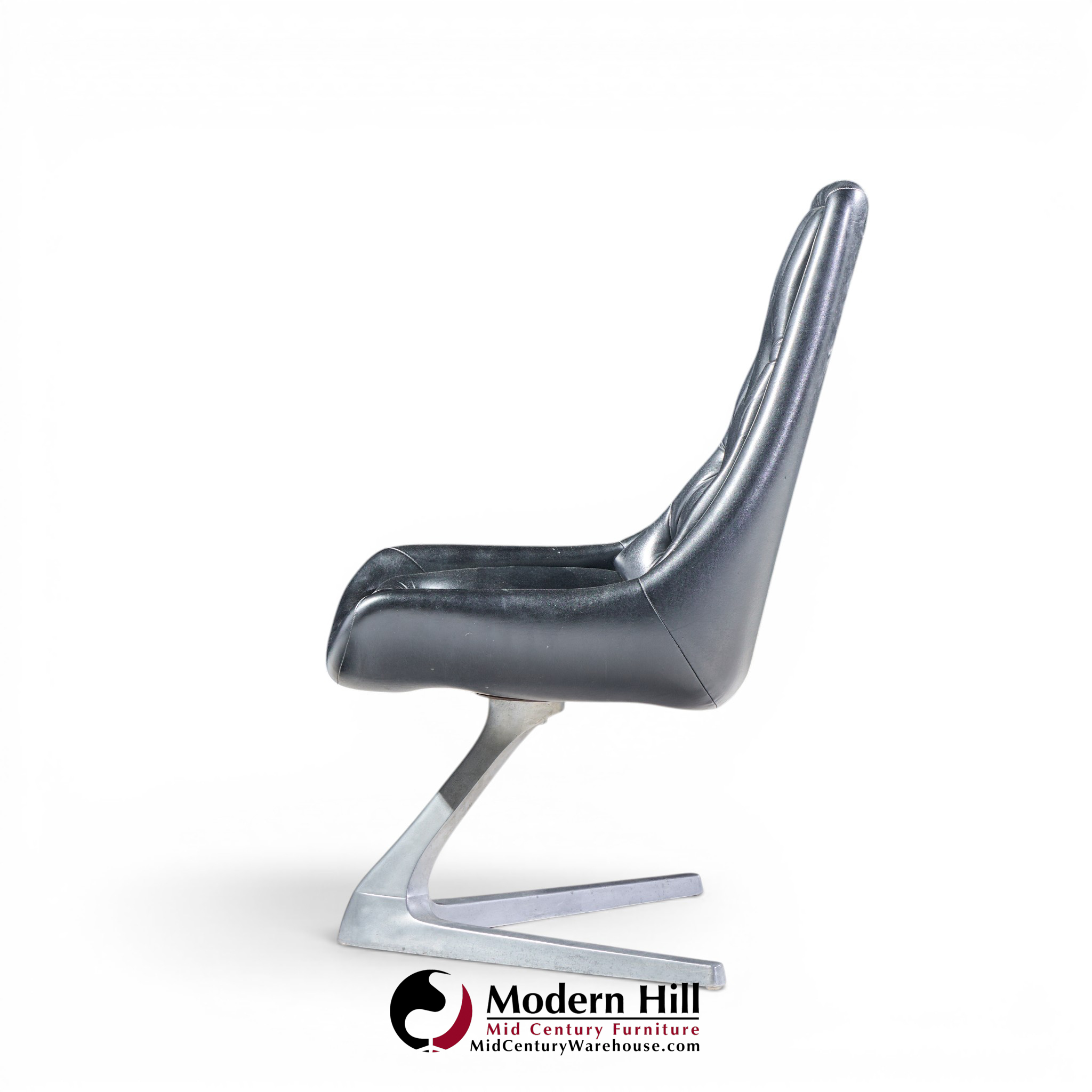 chromcraft star trek mid century chairs - set of 10
