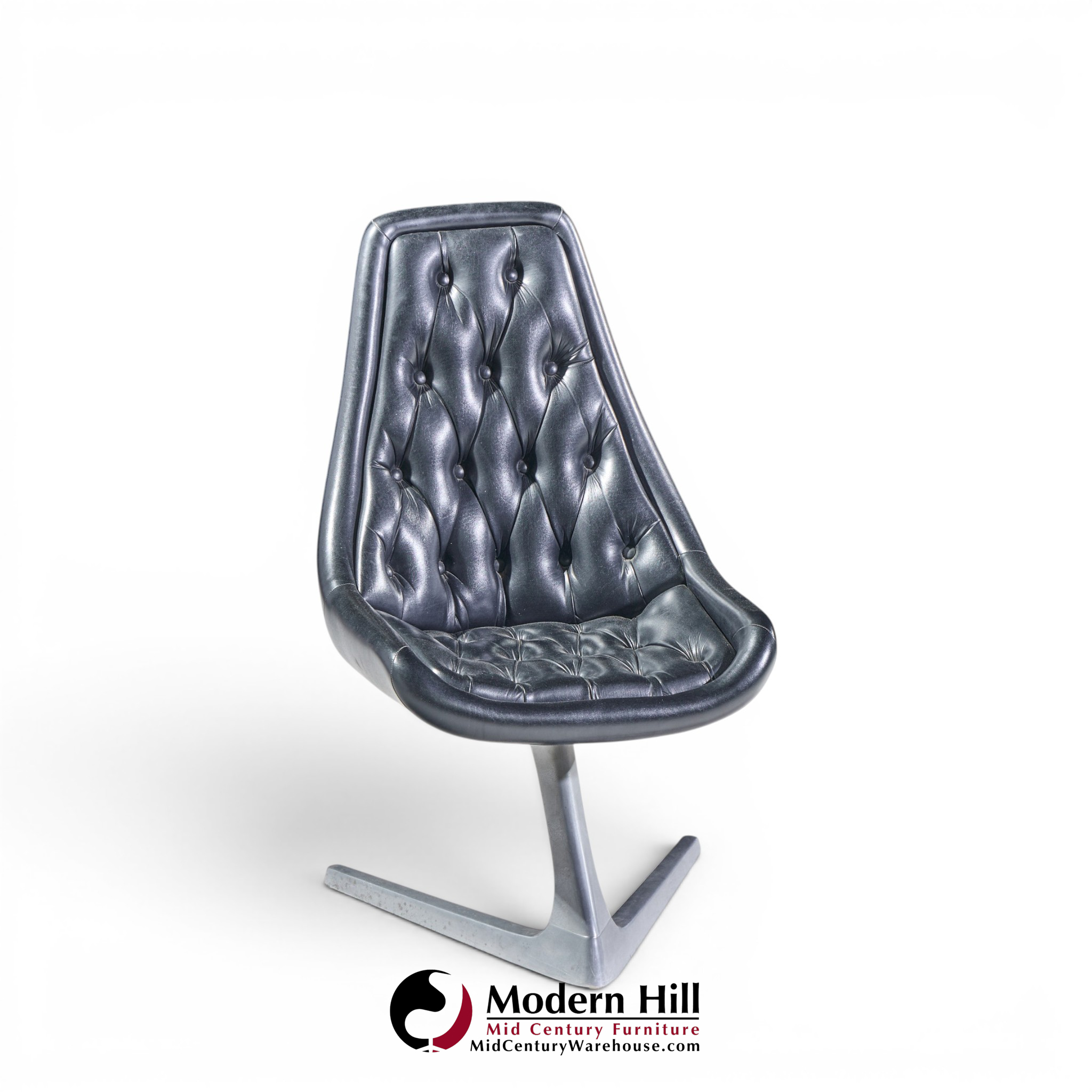 chromcraft star trek mid century chairs - set of 10