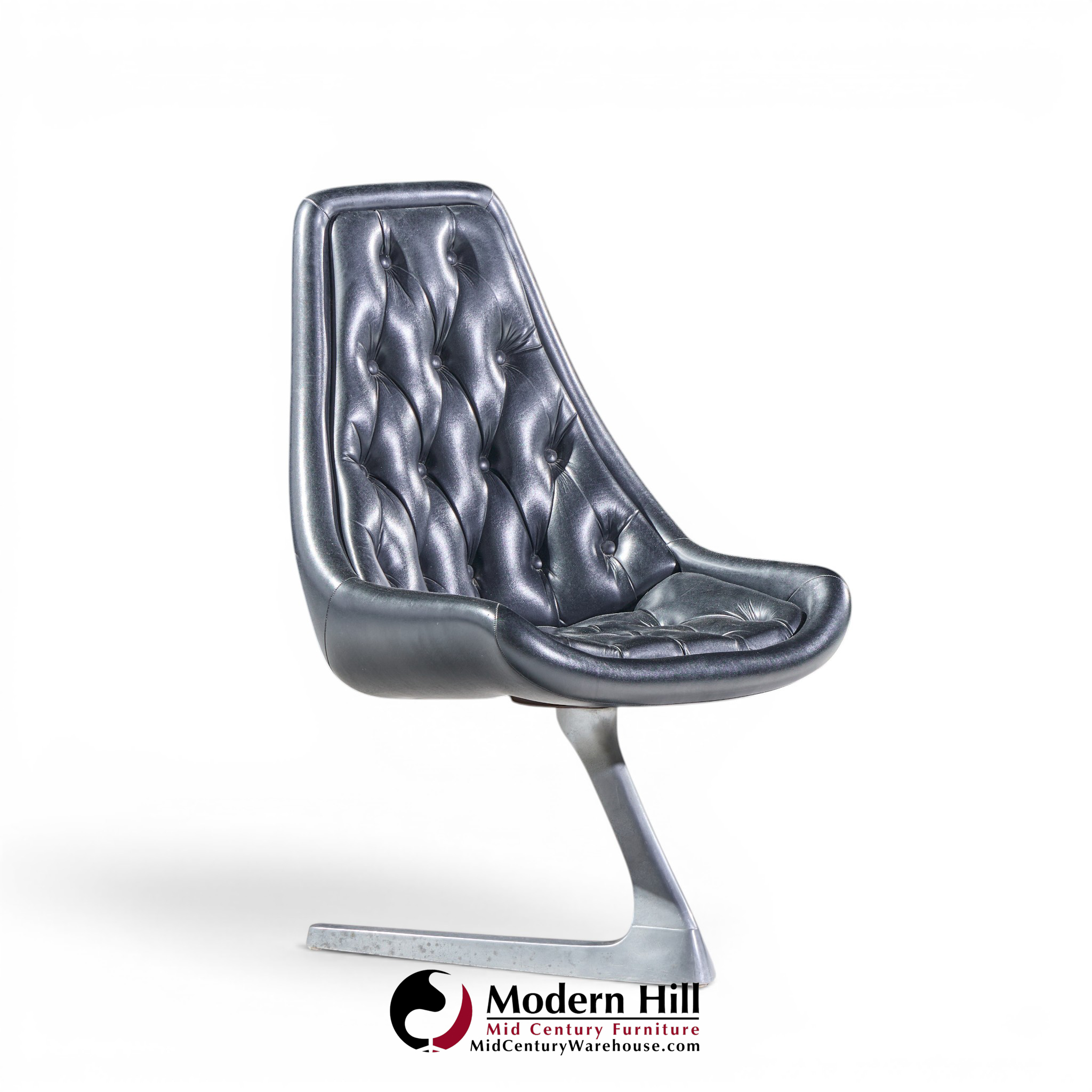 chromcraft star trek mid century chairs - set of 10