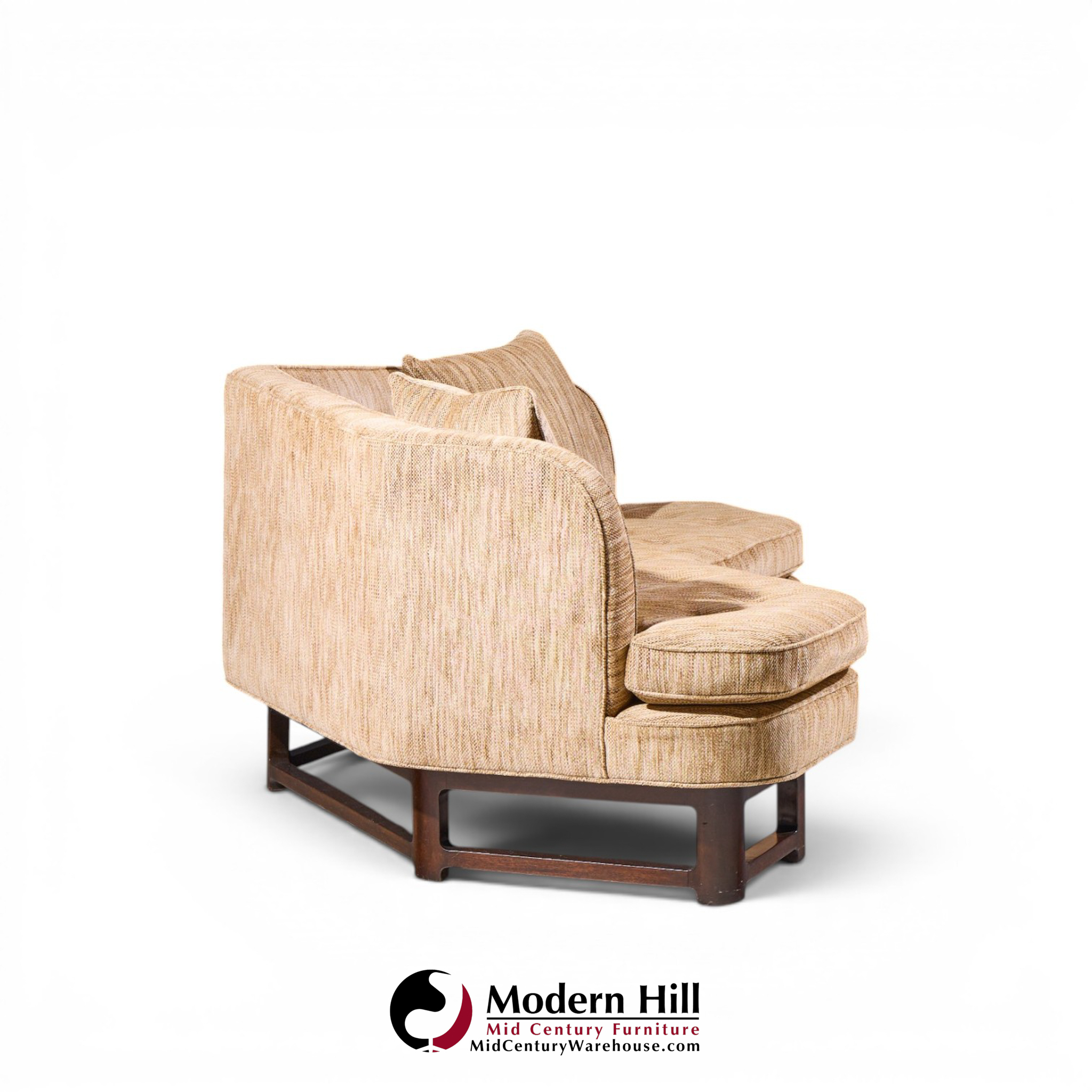 edward wormley for dunbar mid century janus sofas - pair