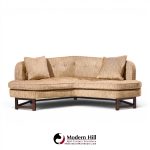 edward wormley for dunbar mid century janus sofas - pair