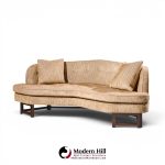 edward wormley for dunbar mid century janus sofas - pair