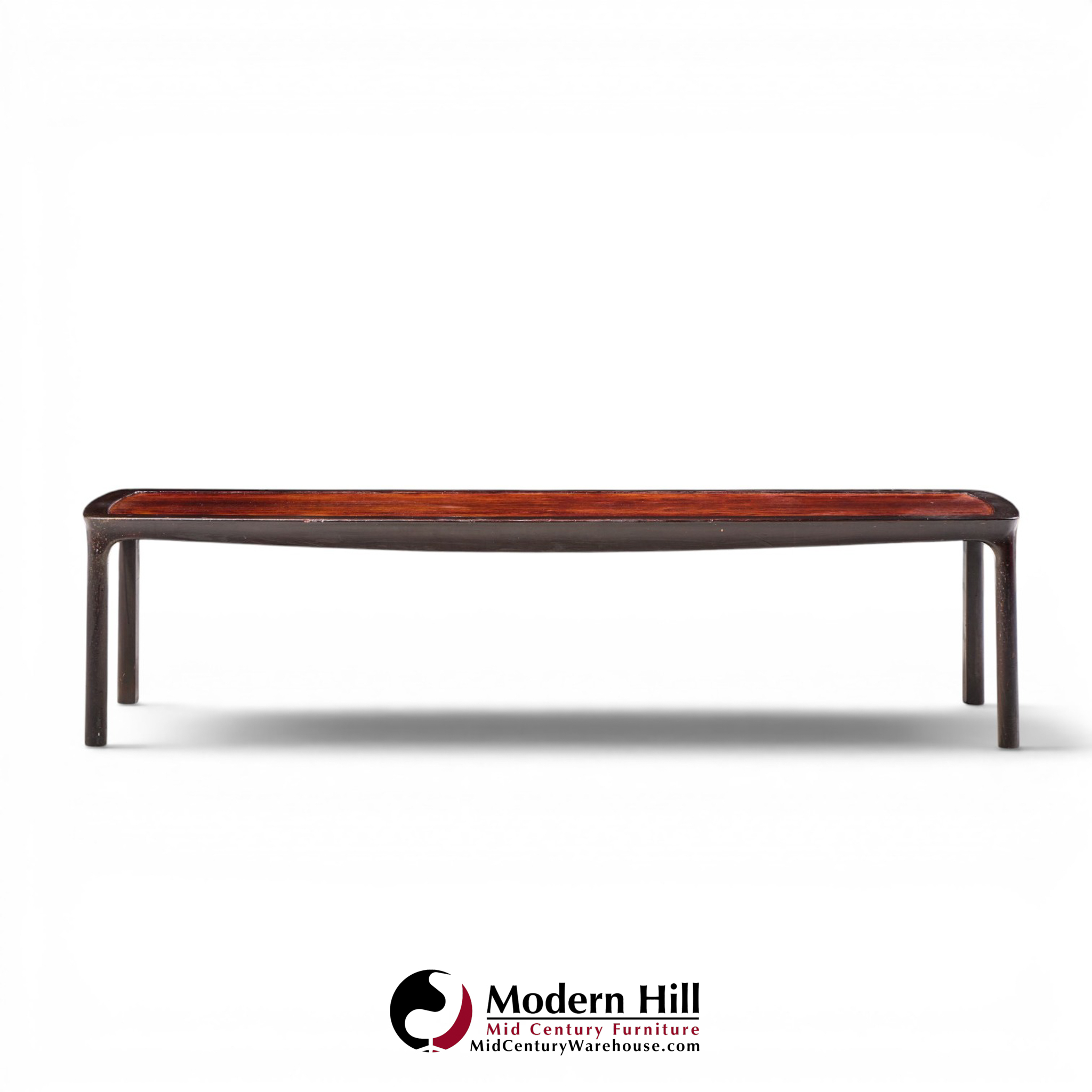 edward wormley for dunbar mid century rosewood coffee table