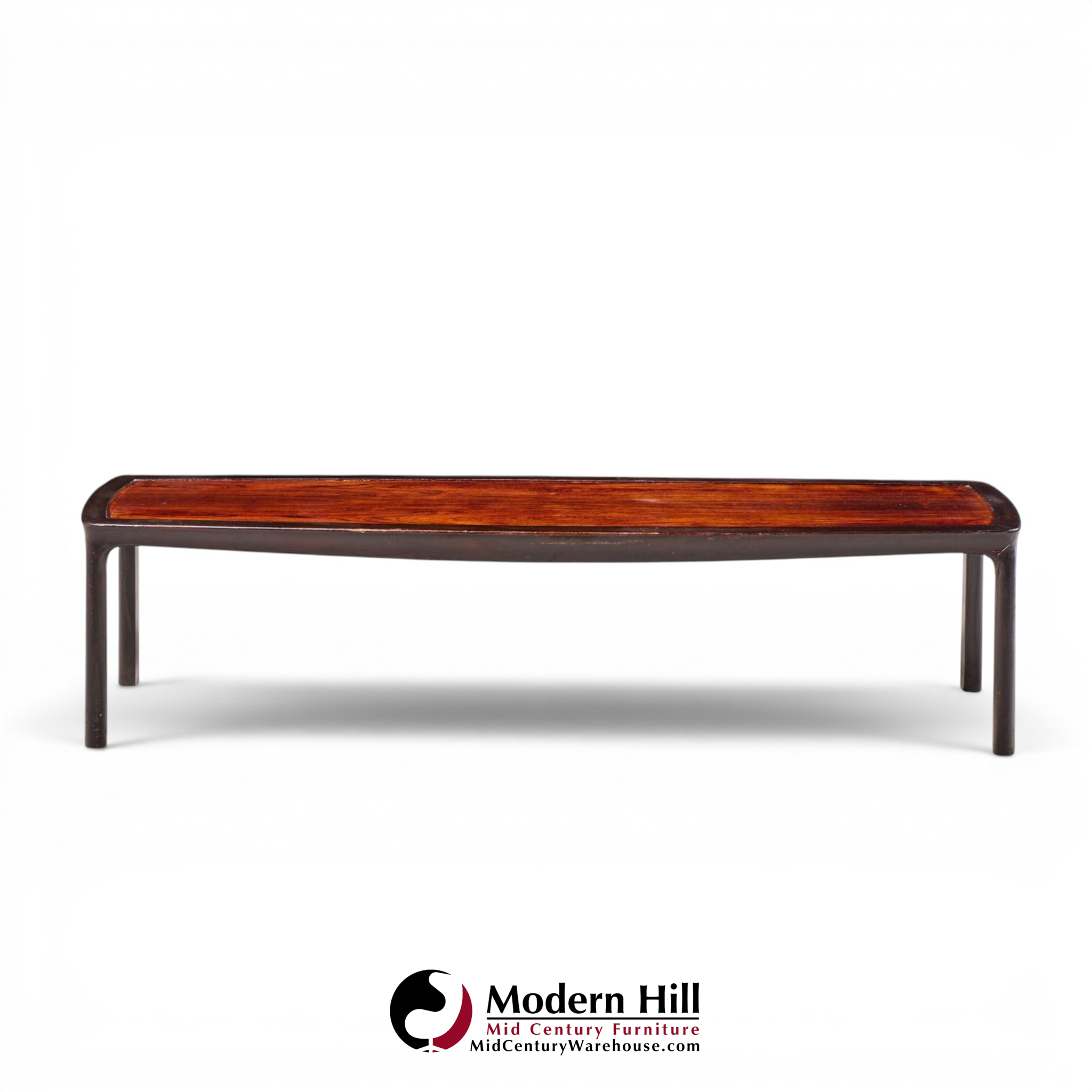 edward wormley for dunbar mid century rosewood coffee table
