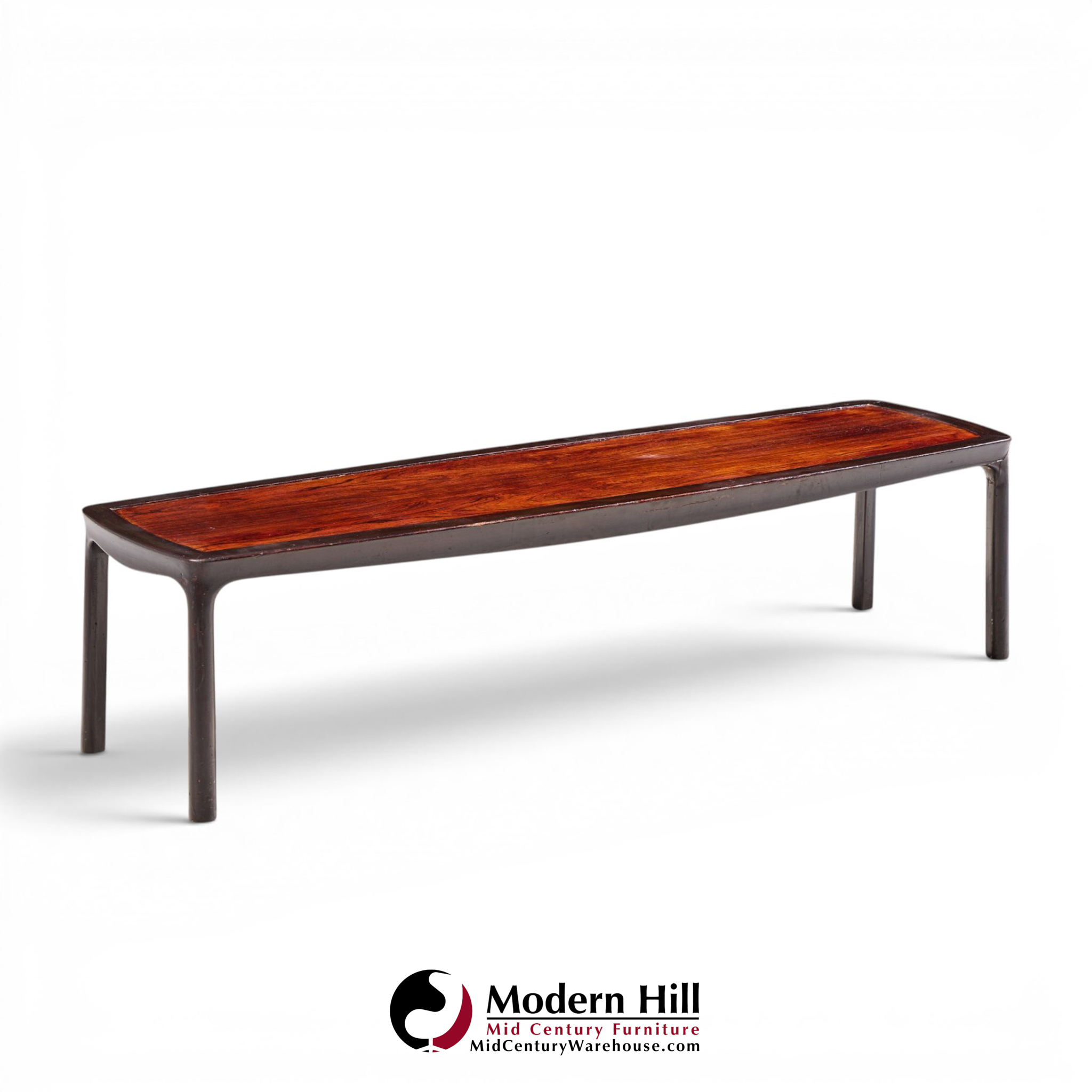 edward wormley for dunbar mid century rosewood coffee table