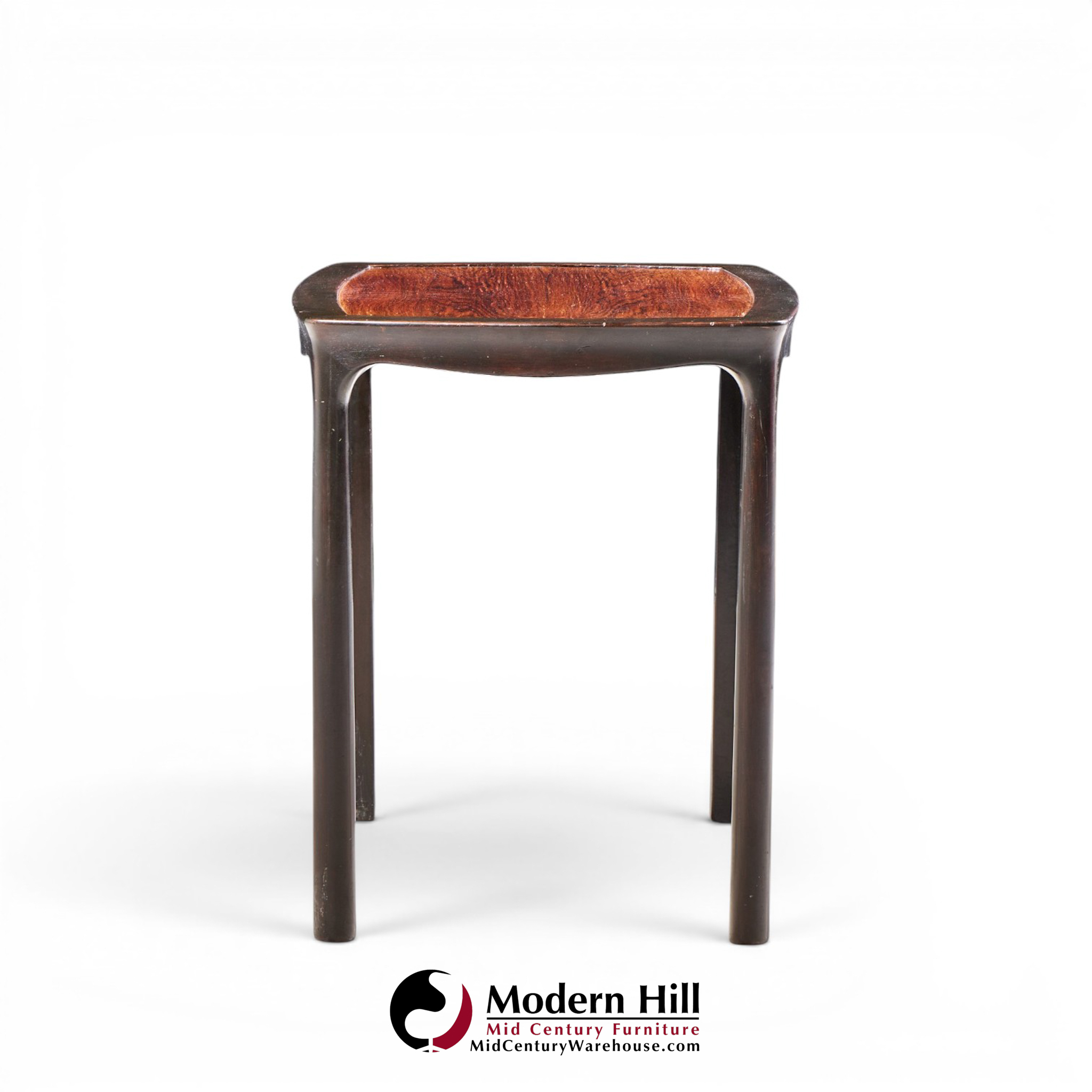 edward wormley for dunbar mid century rosewood side end tables - pair