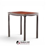 edward wormley for dunbar mid century rosewood side end tables - pair