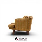 edward wormley for dunbar model 5244 mid century mahogany sofa