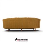 edward wormley for dunbar model 5244 mid century mahogany sofa