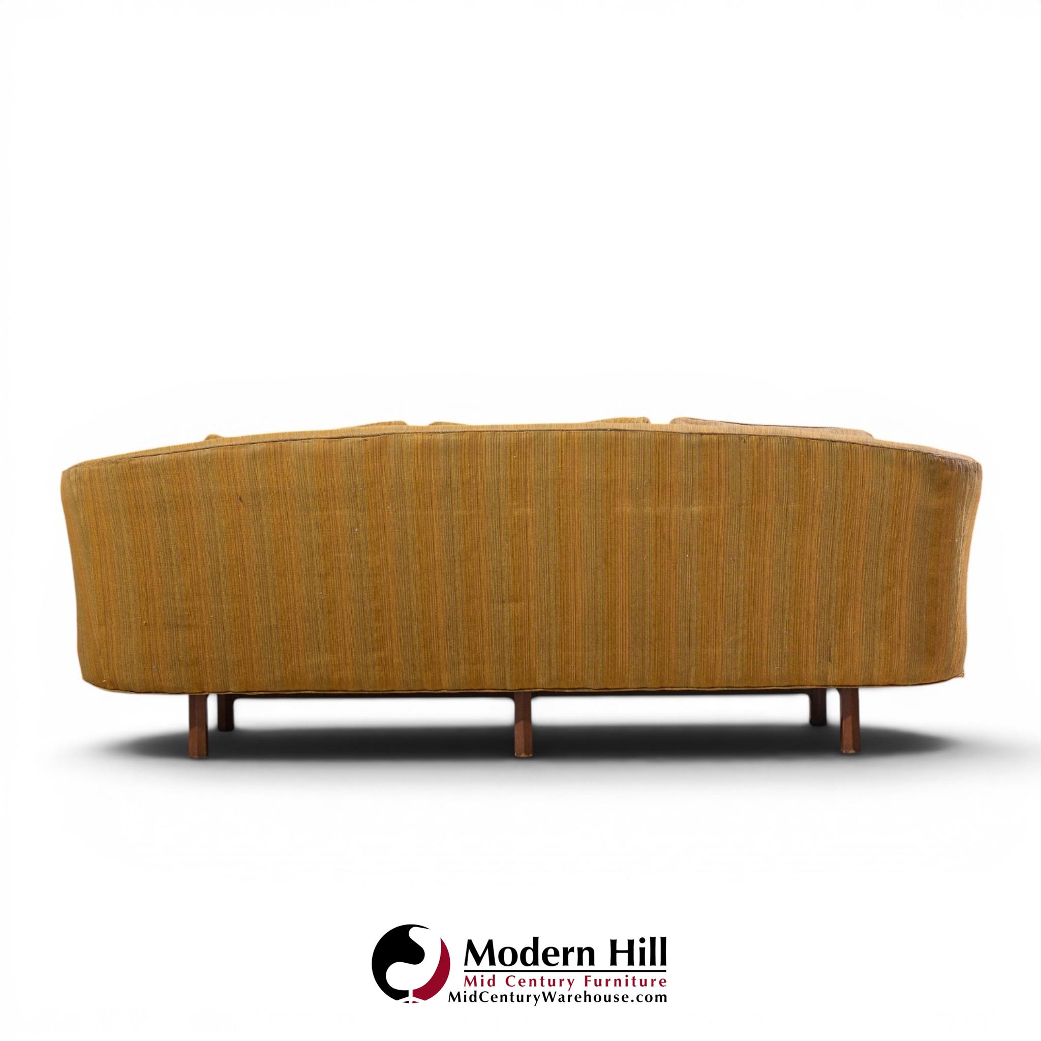 edward wormley for dunbar model 5244 mid century mahogany sofa