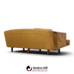 edward wormley for dunbar model 5244 mid century mahogany sofa