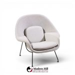 eero saarinen for knoll mid century womb chairs - pair