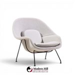 eero saarinen for knoll mid century womb chairs - pair