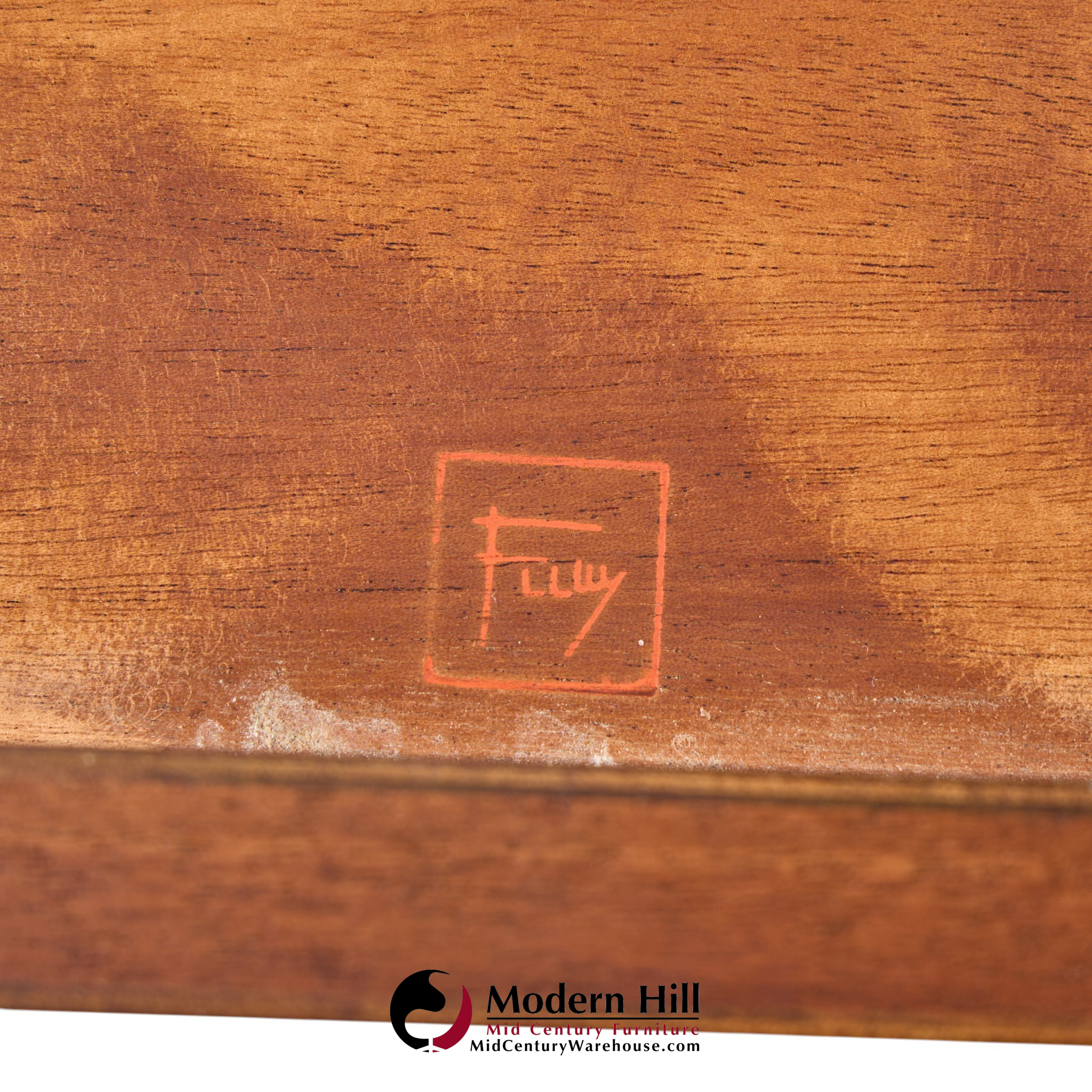 frank lloyd wright taliesin mid century mahogany desk
