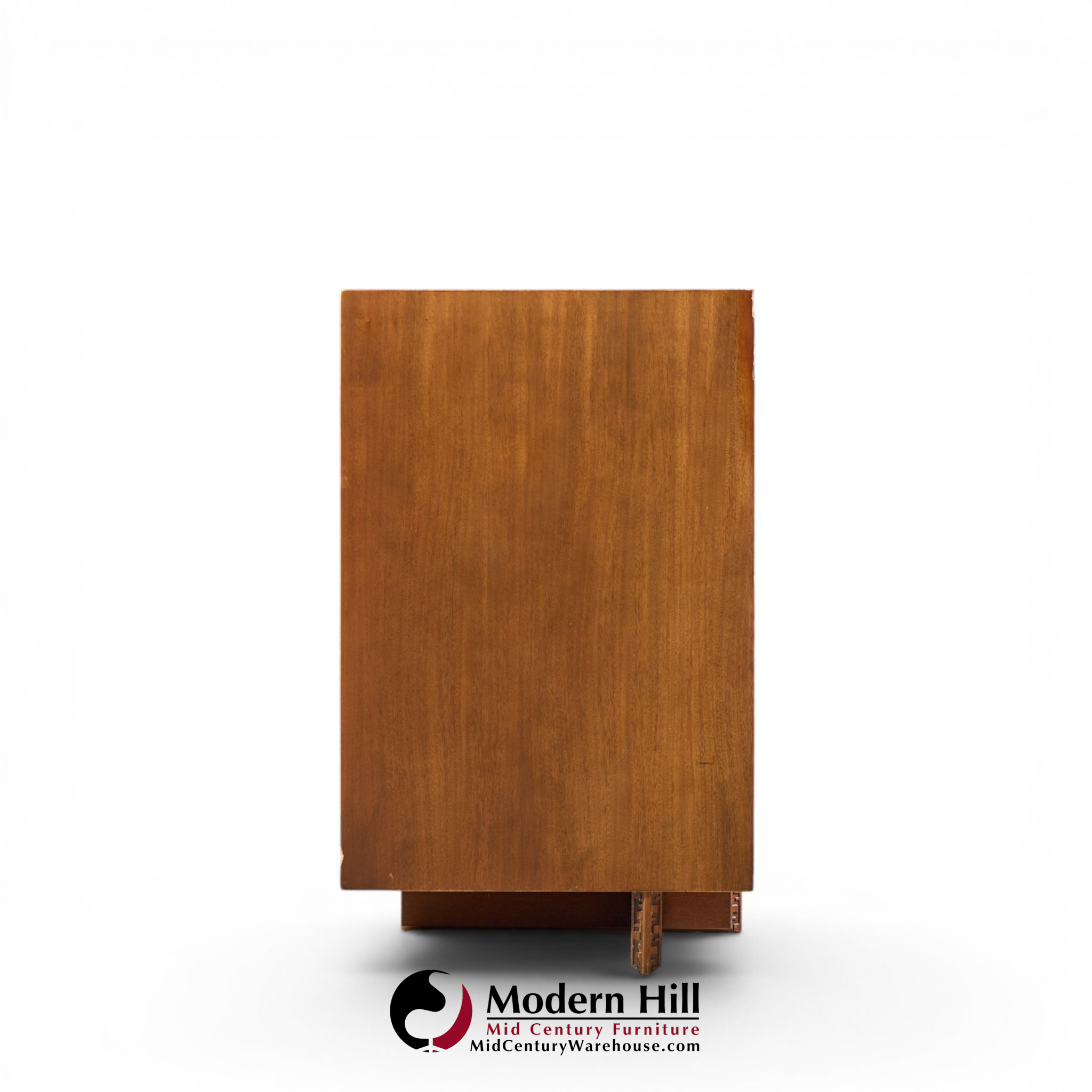 frank lloyd wright for henredon taliesin mid century 10 drawer mahogany lowboy dresser