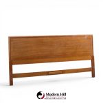 frank lloyd wright for henredon taliesin mid century mahogany king headboard