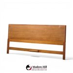 frank lloyd wright for henredon taliesin mid century mahogany king headboard