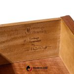 frank lloyd wright for henredon taliesin mid century mahogany nightstands - pair
