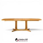 gudme mobelfabrik mid century danish teak expanding dining table with 2 leaves
