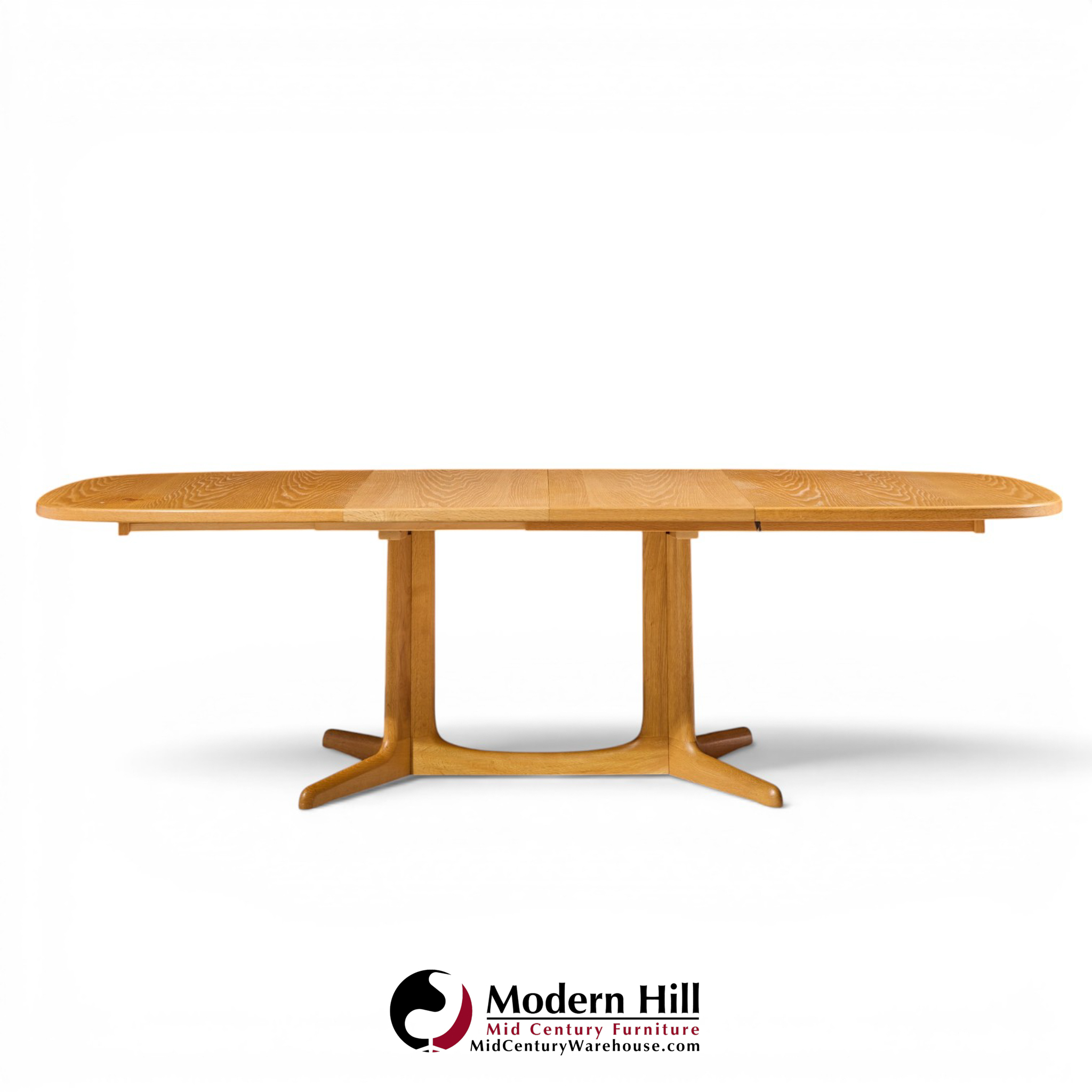 gudme mobelfabrik mid century danish teak expanding dining table with 2 leaves