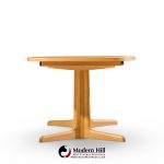 gudme mobelfabrik mid century danish teak expanding dining table with 2 leaves