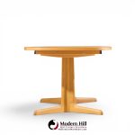 gudme mobelfabrik mid century danish teak expanding dining table with 2 leaves