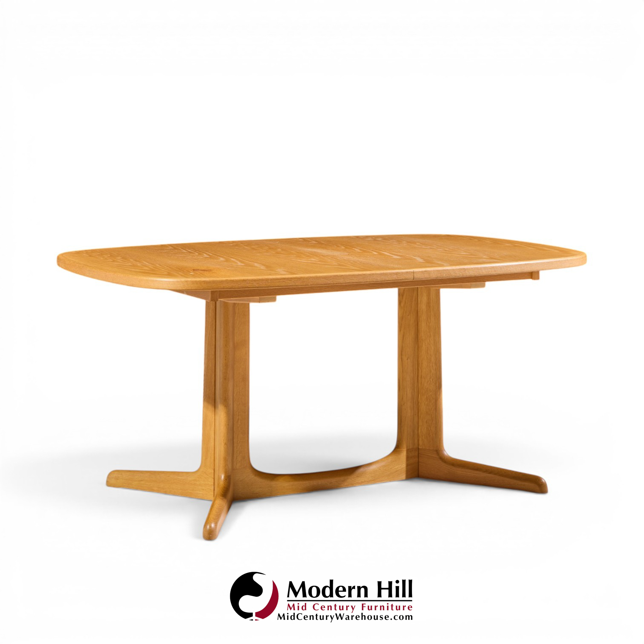 gudme mobelfabrik mid century danish teak expanding dining table with 2 leaves