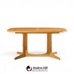 gudme mobelfabrik mid century danish teak expanding dining table with 2 leaves