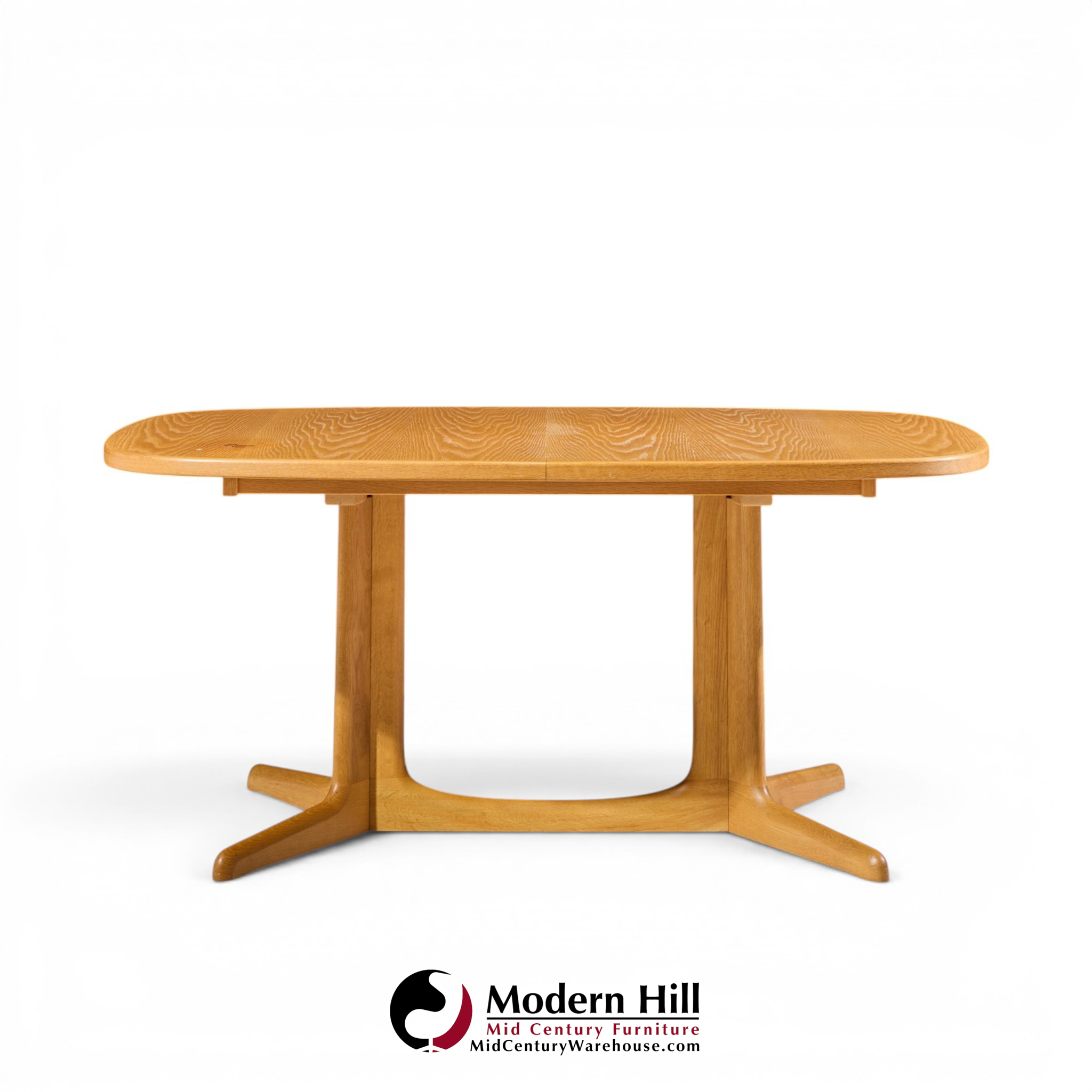 gudme mobelfabrik mid century danish teak expanding dining table with 2 leaves