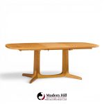 gudme mobelfabrik mid century danish teak expanding dining table with 2 leaves