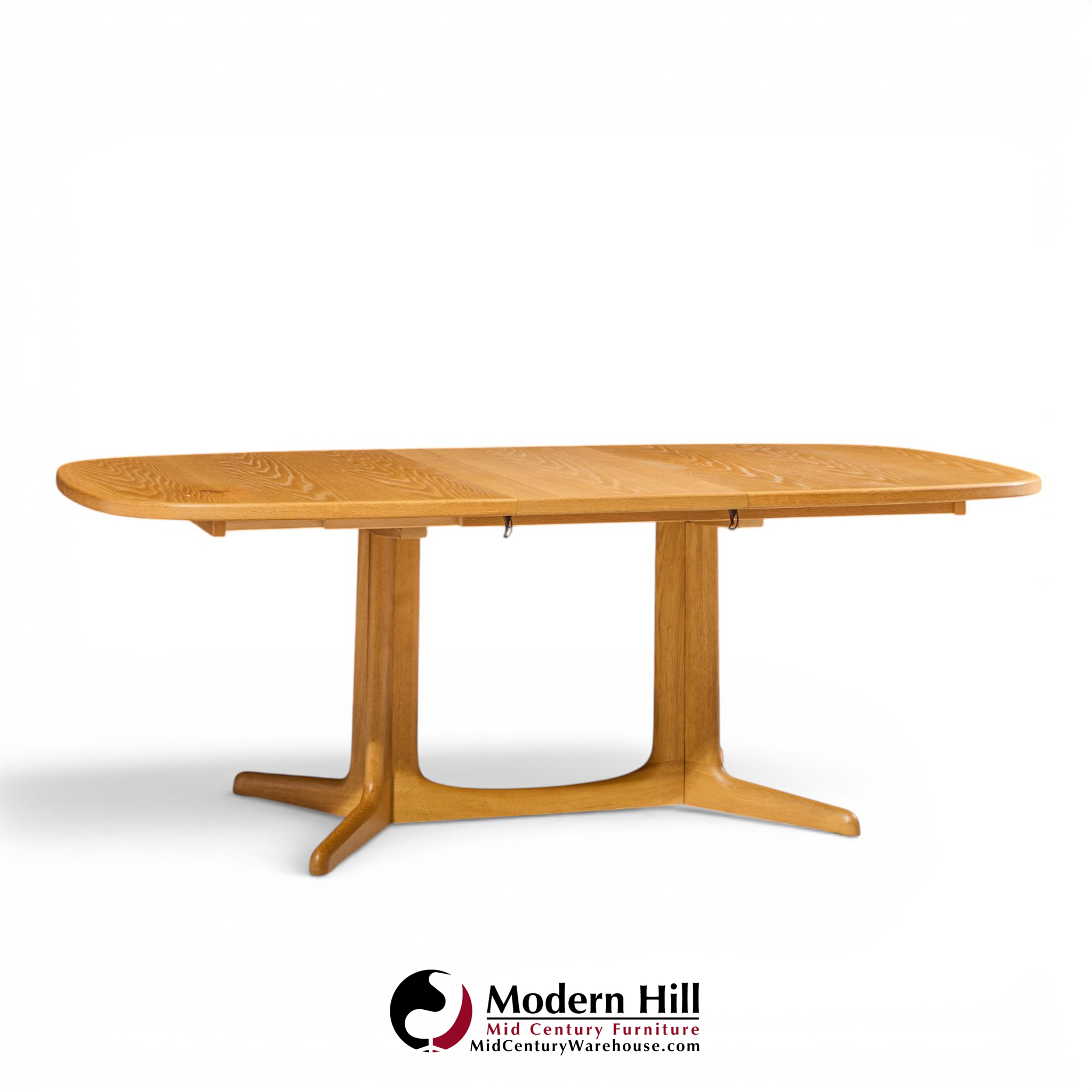 gudme mobelfabrik mid century danish teak expanding dining table with 2 leaves