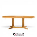 gudme mobelfabrik mid century danish teak expanding dining table with 2 leaves