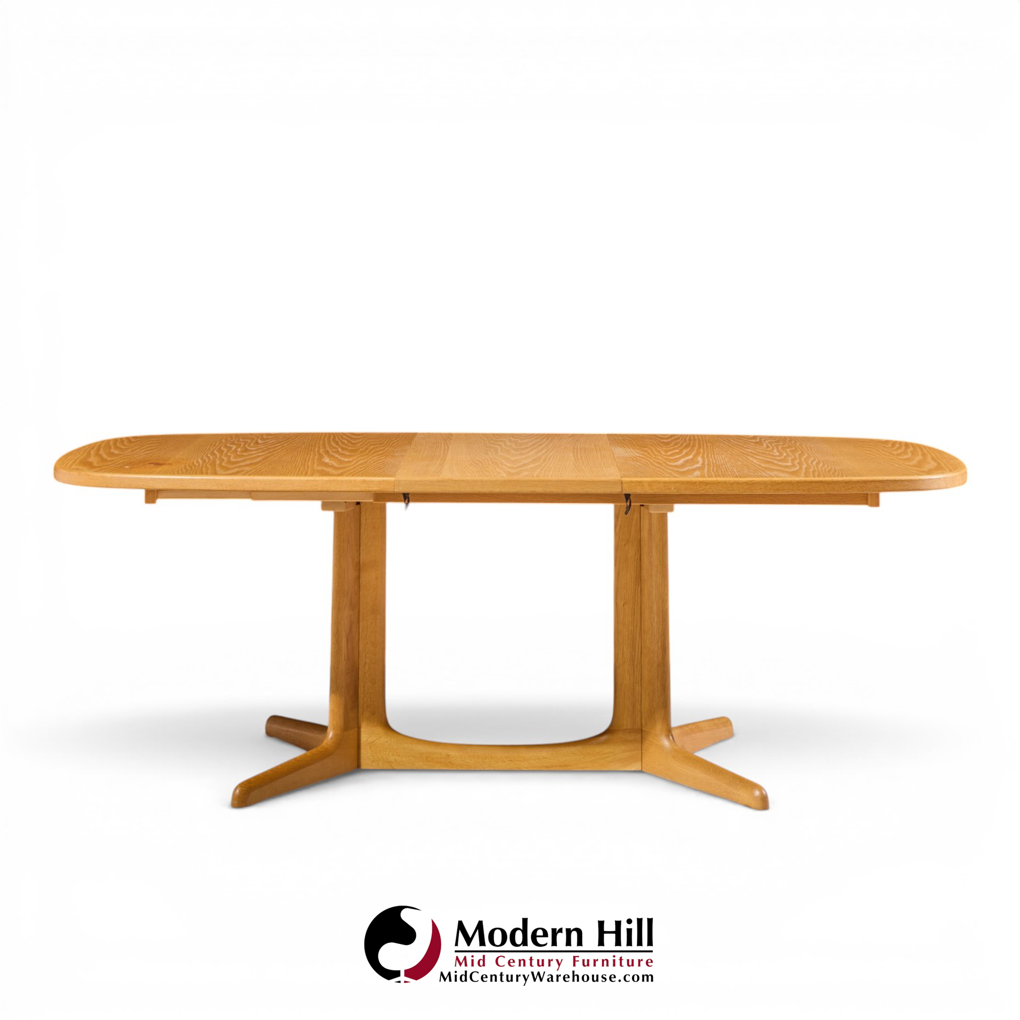gudme mobelfabrik mid century danish teak expanding dining table with 2 leaves