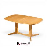 gudme mobelfabrik mid century danish teak expanding dining table with 2 leaves