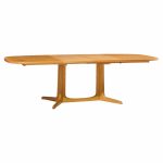 gudme mobelfabrik mid century danish teak expanding dining table with 2 leaves