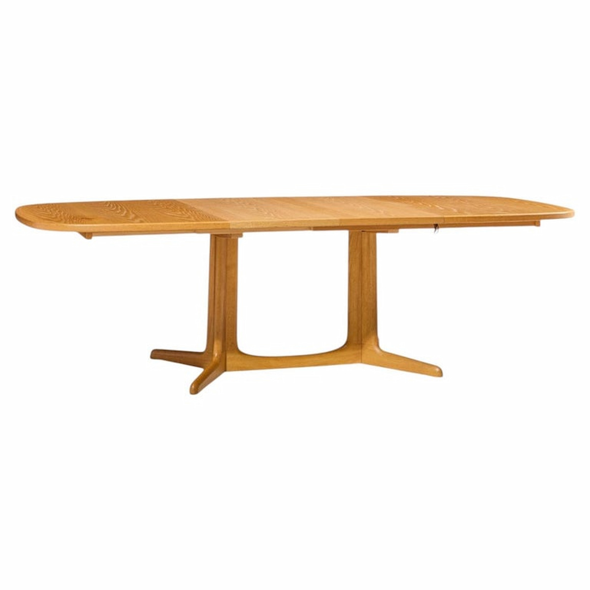 gudme mobelfabrik mid century danish teak expanding dining table with 2 leaves