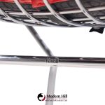 harry bertoia for knoll mid century chrome bar stools - set of 4