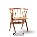 helge sibast no. 8 mid century swedish teak chairs - set of 6