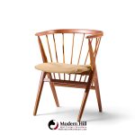 helge sibast no. 8 mid century swedish teak chairs - set of 6