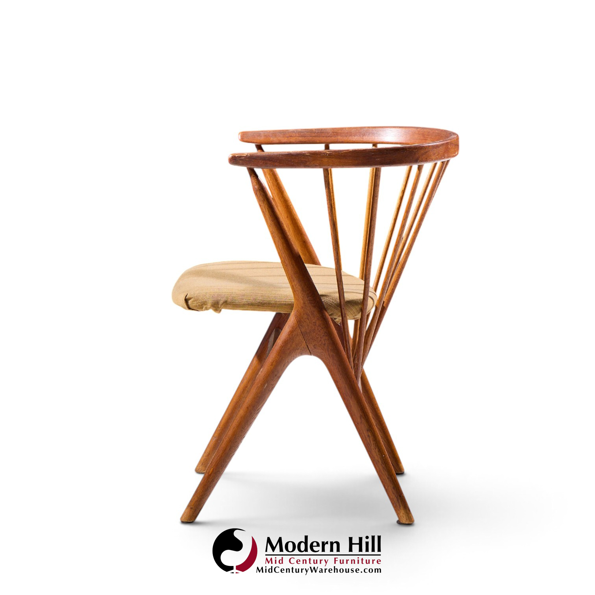 helge sibast no. 8 mid century swedish teak chairs - set of 6
